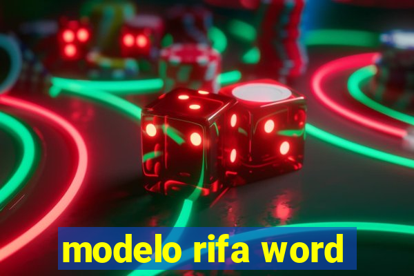 modelo rifa word